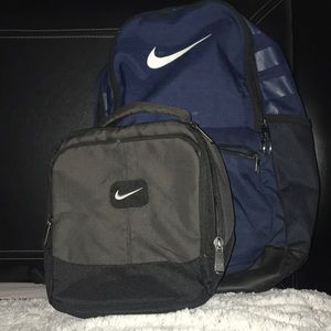 Backpack and lunch bag